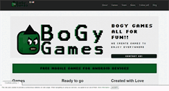 Desktop Screenshot of bogygames.com