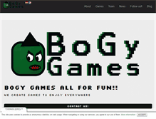 Tablet Screenshot of bogygames.com